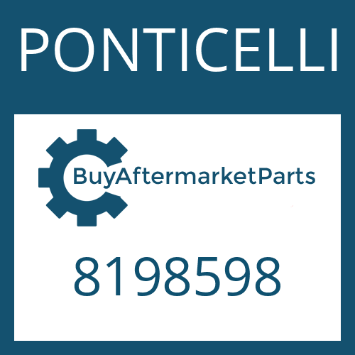 PONTICELLI 8198598 - HELICAL GEAR