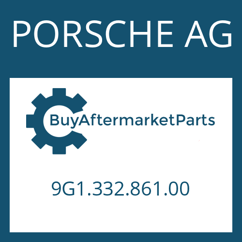 PORSCHE AG 9G1.332.861.00 - TAPERED ROLLER BEARING