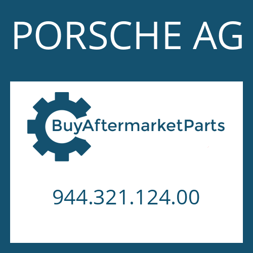 PORSCHE AG 944.321.124.00 - GASKET