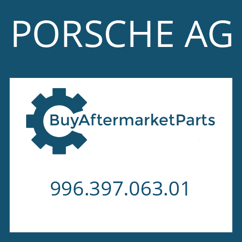 PORSCHE AG 996.397.063.01 - ROUND SEALING RING