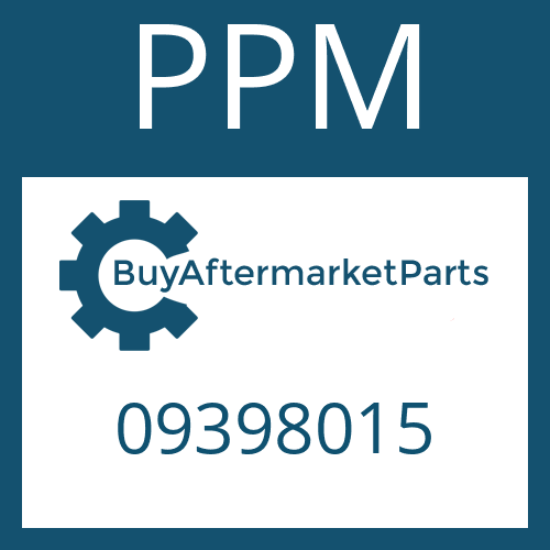 PPM 09398015 - TYPE PLATE