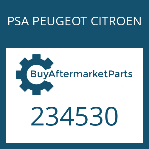 PSA PEUGEOT CITROEN 234530 - INPUT SHAFT