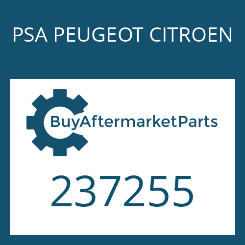 PSA PEUGEOT CITROEN 237255 - TAPERED ROLLER BEARING