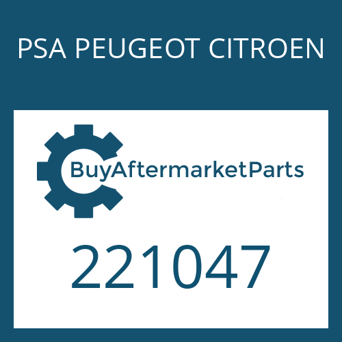 PSA PEUGEOT CITROEN 221047 - HEXALOBULAR DRIVING SCREW