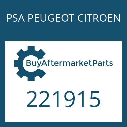 PSA PEUGEOT CITROEN 221915 - USIT RING