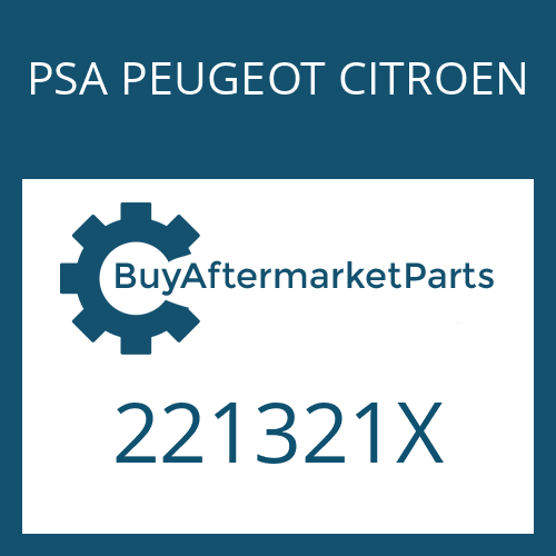 PSA PEUGEOT CITROEN 221321X - OIL BAFF.PLATE