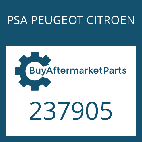 PSA PEUGEOT CITROEN 237905 - RING GEAR