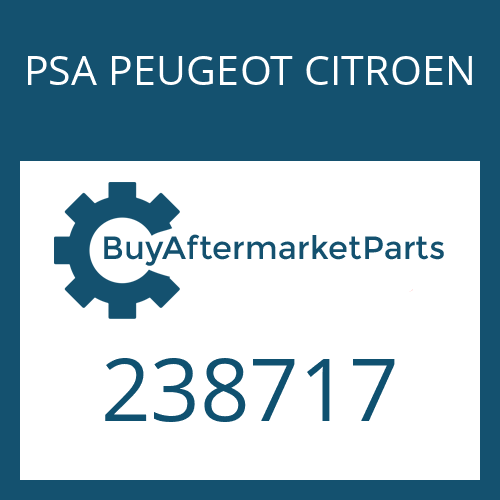 PSA PEUGEOT CITROEN 238717 - HELICAL GEAR