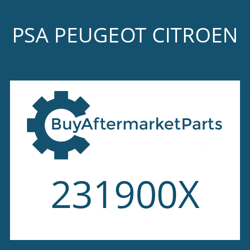 PSA PEUGEOT CITROEN 231900X - PISTON