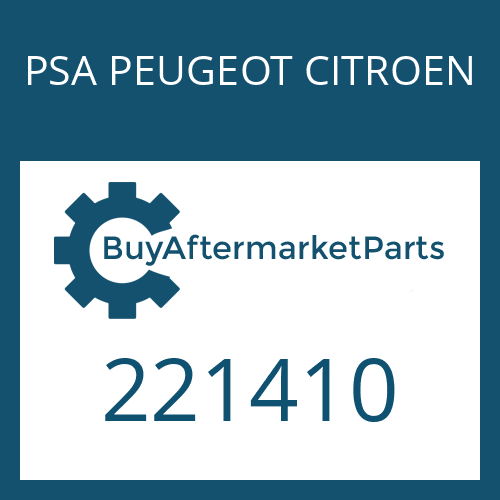 PSA PEUGEOT CITROEN 221410 - GASKET