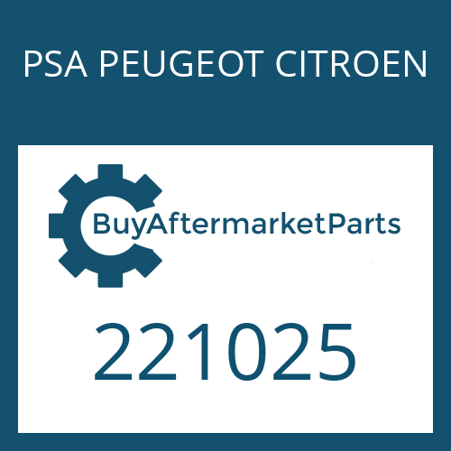 PSA PEUGEOT CITROEN 221025 - SCREW