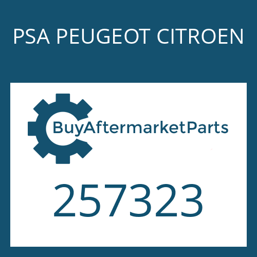 PSA PEUGEOT CITROEN 257323 - GASKET