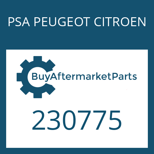 PSA PEUGEOT CITROEN 230775 - END DISC