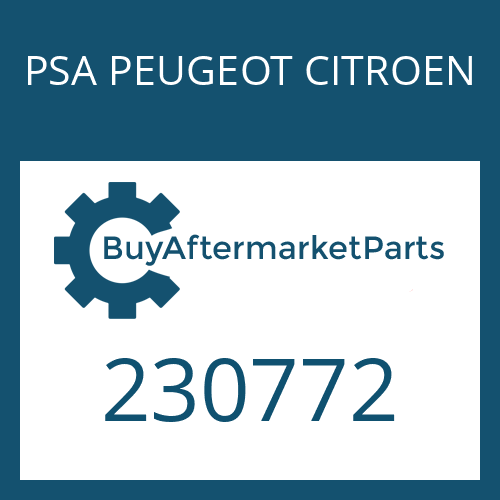 PSA PEUGEOT CITROEN 230772 - FIXING WASHER