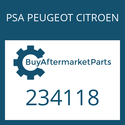 PSA PEUGEOT CITROEN 234118 - ROUND SEALING RING