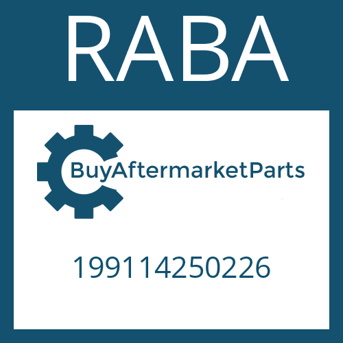 RABA 199114250226 - INPUT SHAFT