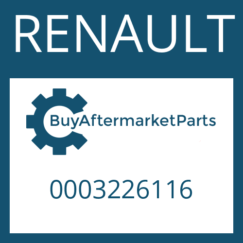 RENAULT 0003226116 - COMPR.SPRING