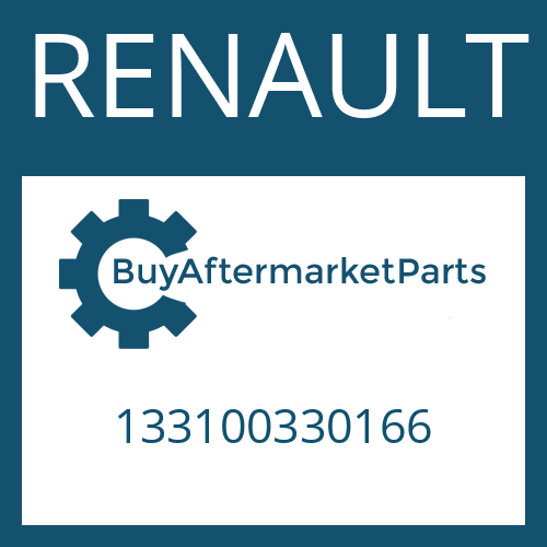 RENAULT 133100330166 - TYPE PLATE