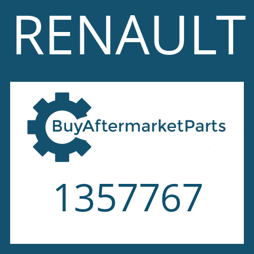 RENAULT 1357767 - SPEEDOMETER HOUSING