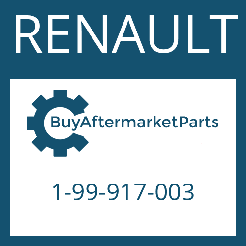 RENAULT 1-99-917-003 - RETAINING RING