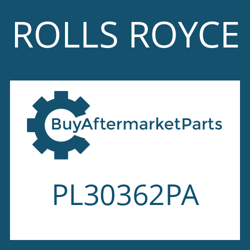 ROLLS ROYCE PL30362PA - HEXAGON SCREW