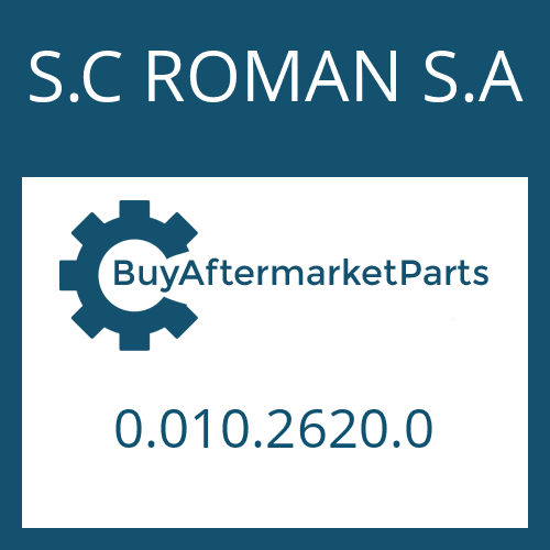 S.C ROMAN S.A 0.010.2620.0 - SEALING RING