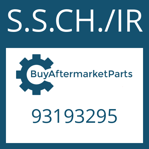 S.S.CH./IR 93193295 - RETAINING RING