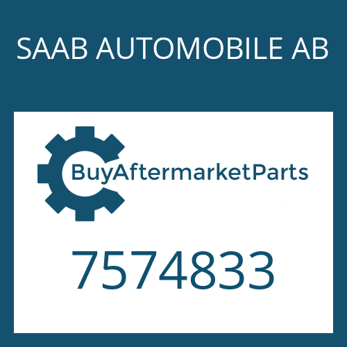 SAAB AUTOMOBILE AB 7574833 - ROUND SEALING RING