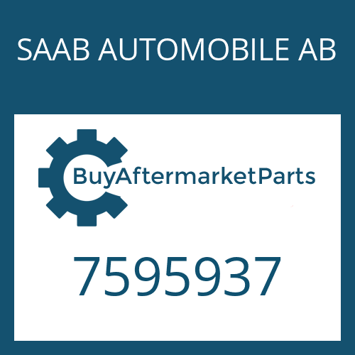 SAAB AUTOMOBILE AB 7595937 - POT