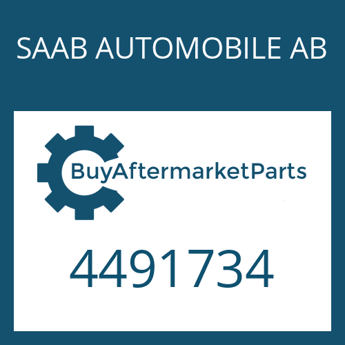 SAAB AUTOMOBILE AB 4491734 - CYLINDER