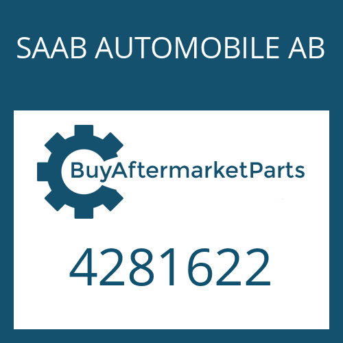 SAAB AUTOMOBILE AB 4281622 - FRICTION PLATE