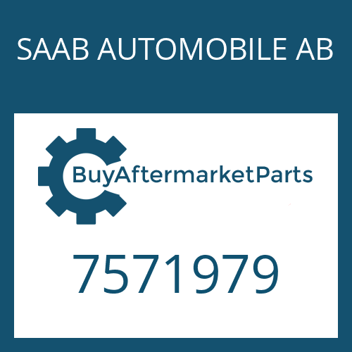 SAAB AUTOMOBILE AB 7571979 - SLOTTED NUT