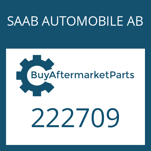 SAAB AUTOMOBILE AB 222709 - ANGLE DISC