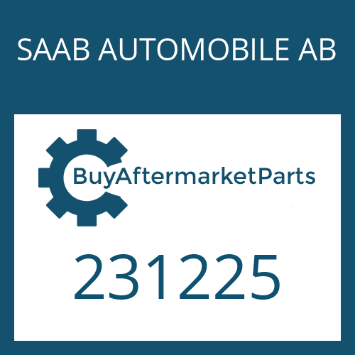 SAAB AUTOMOBILE AB 231225 - ROUND SEALING RING