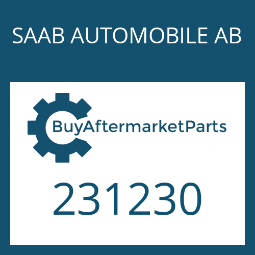 SAAB AUTOMOBILE AB 231230 - ROUND SEALING RING