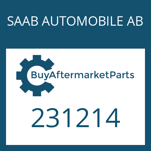 SAAB AUTOMOBILE AB 231214 - ROUND SEALING RING