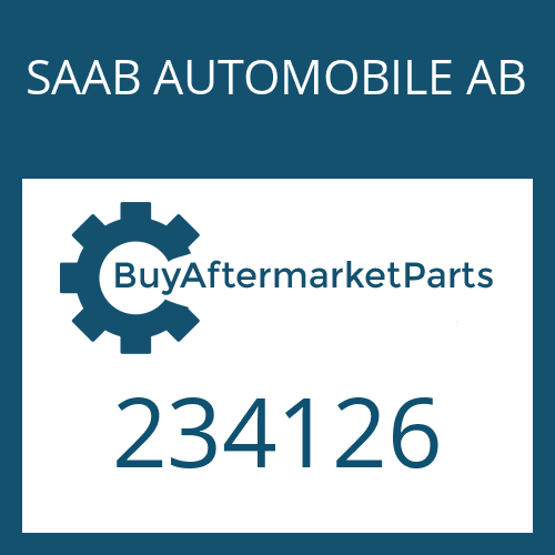 SAAB AUTOMOBILE AB 234126 - BREMSBAND