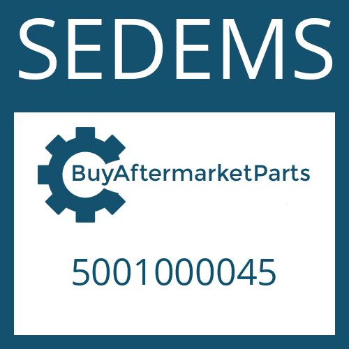 SEDEMS 5001000045 - HOUS.REAR SECT.