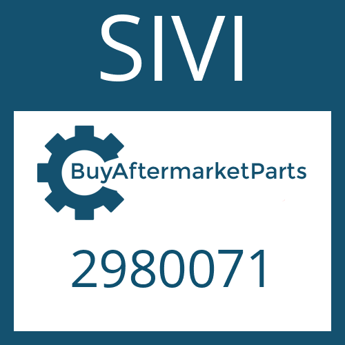 SIVI 2980071 - RETAINING RING