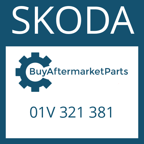 SKODA 01V 321 381 - GASKET