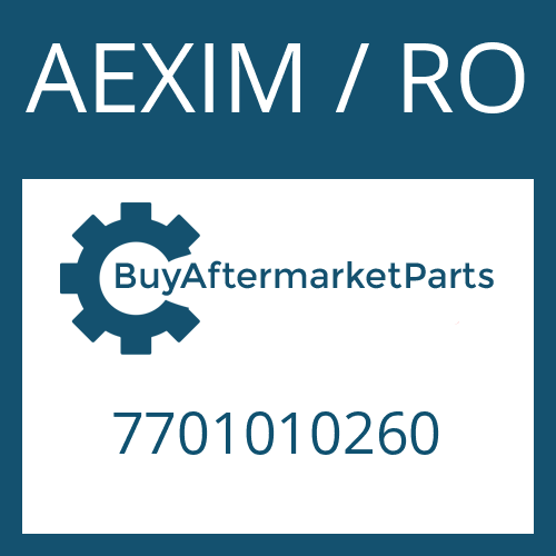 AEXIM / RO 7701010260 - SLIDING PAD