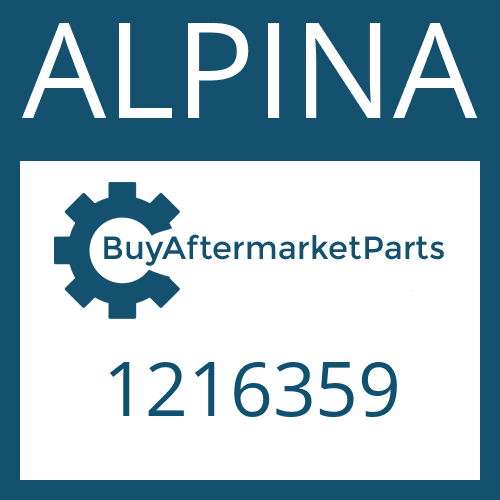 ALPINA 1216359 - INTERMEDIATE SHAFT