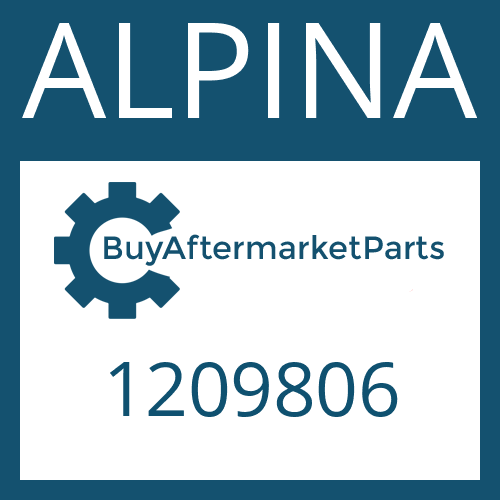 ALPINA 1209806 - BEARING SET