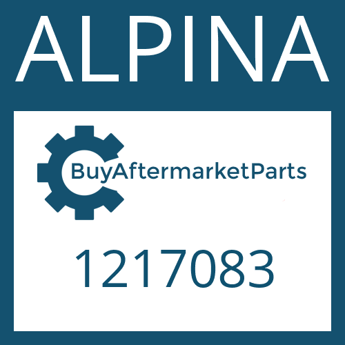 ALPINA 1217083 - ROUND SEALING RING