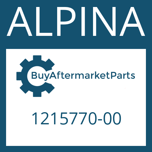 ALPINA 1215770-00 - LIN.CLUTCH DISC
