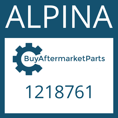 ALPINA 1218761 - ROUND SEALING RING