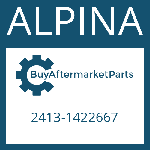 ALPINA 2413-1422667 - SHAFT SEAL