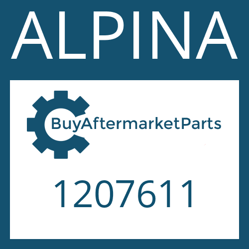 ALPINA 1207611 - HEXALOBULAR DRIVING SCREW