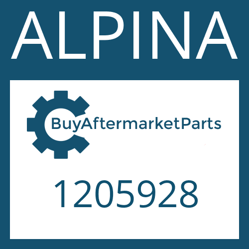 ALPINA 1205928 - ROUND SEALING RING