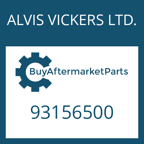 ALVIS VICKERS LTD. 93156500 - TAPERED ROLLER BEARING